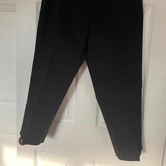 Black Wide-leg Capri Pants - BRAND NEW WITH TAGS - Picture 3 of 12